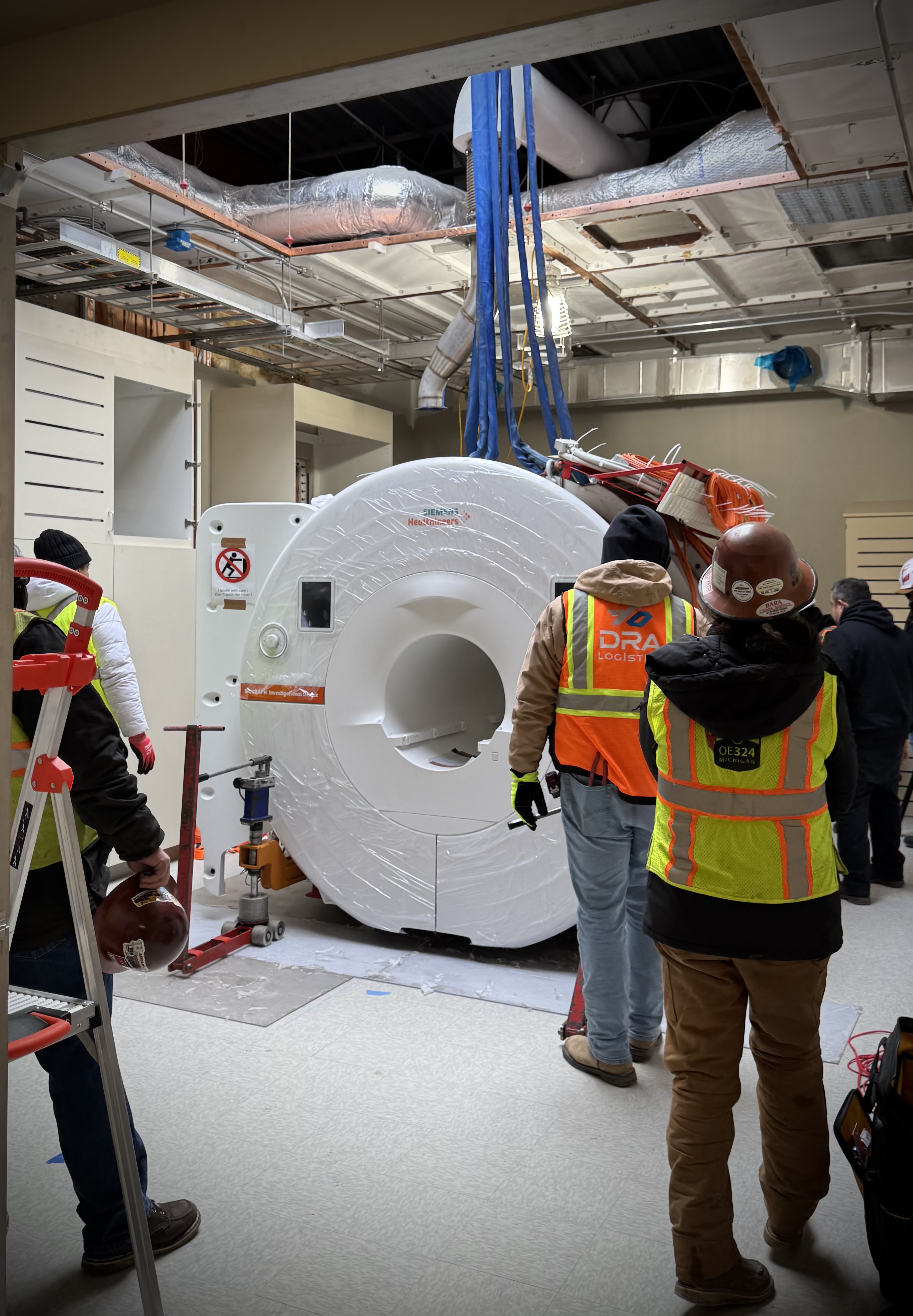 Installation of the Siemens Biograph One PET/MR at MSU CIRC